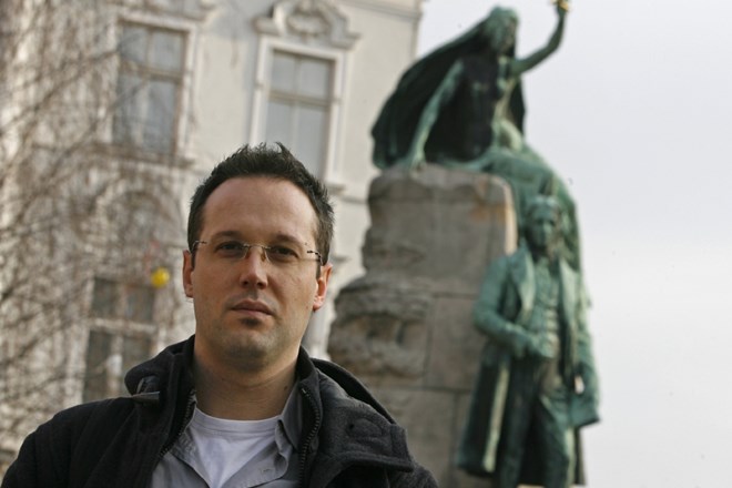 Dr. Damjan Mandelc, raziskovalec na oddelku za sociologijo Filozofske fakultete Univerze v Ljubljani.  Foto: Bojan Velikonja...