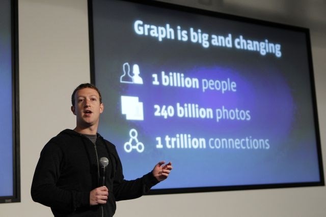 Izvršni direktor in ustanovitelj Facebooka Mark Zuckerberg.  
