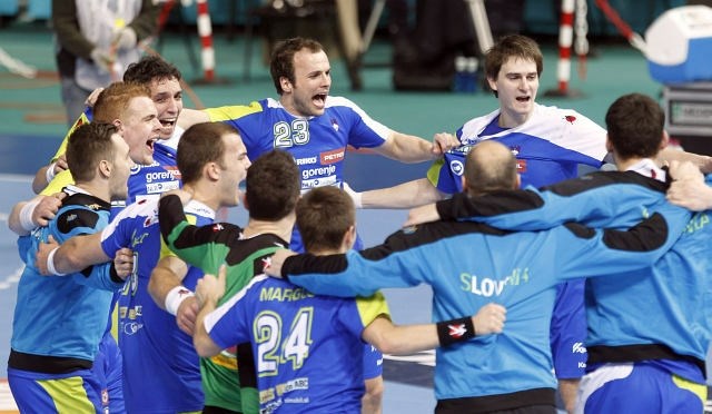 Slovenci so dobili tudi sedmo tekmo na svetovnem prvenstvu in se uvrstili v polfinale. (Foto: Reuters) 