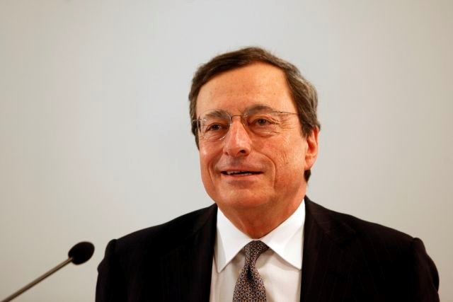 Predsednik ECB Mario Draghi. (Foto: Jaka Gasar) 