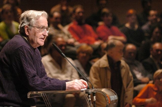 Noam Chomsky (Foto: Bojan Velikonja) 