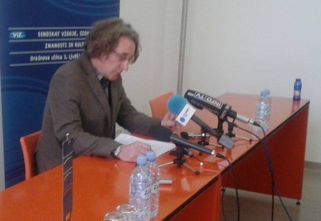 Branimir Štrukelj na današnji tiskovni konferenci. (Foto: Ana Čefarin) 