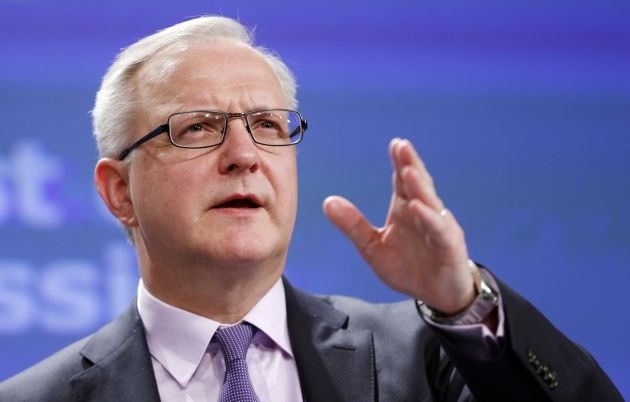 Evropski komisar za denarne in gospodarske zadeve Olli Rehn (Foto: Reuters) 