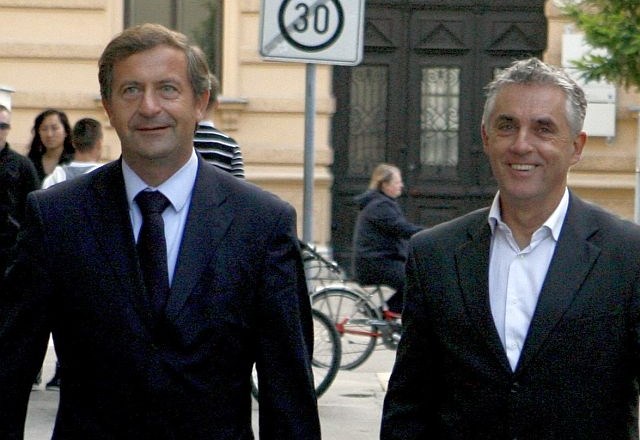 Karl Erjavec in Tomaž Gantar naj bi v vladi Bratuškove ostala na starih ministrskih položajih. (foto: Bojan Velikonja) 