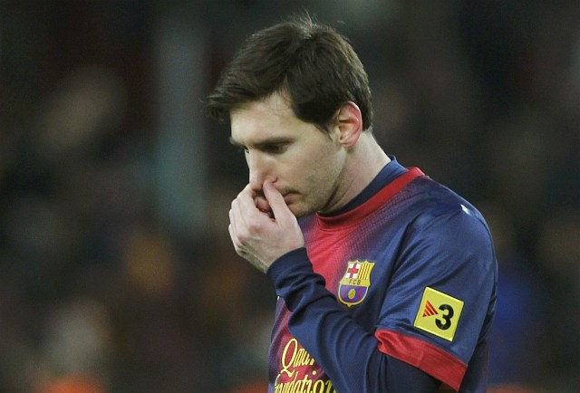 Lionel Messi včeraj ni izpolnil velikih pričakovanj. (Foto: Reuters) 