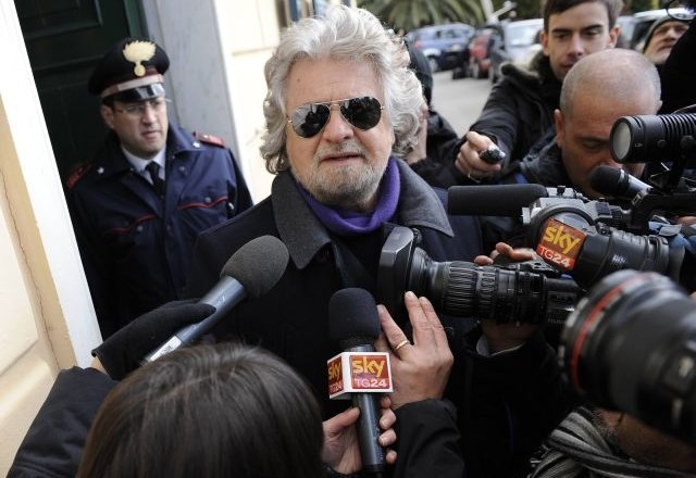 Beppe Grillo. (foto: Reuters) 