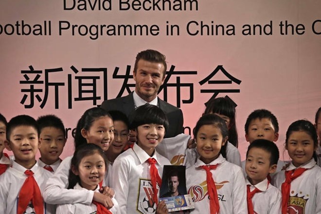 David Beckham je obiskal Kitajsko.  (Foto: Reuters) 