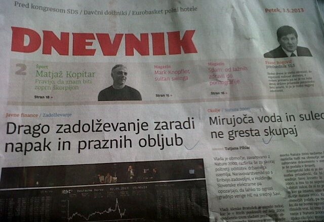 Današnji dnevnik (Foto: Dnevnik) 