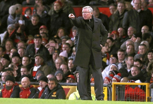 Trener Manchester Uniteda Alex Ferguson    