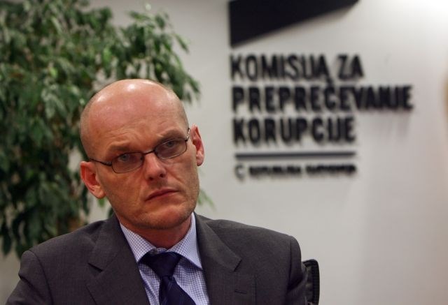 Predsednik protikorupcijske komisije Goran Klemenčič. (Foto: Tomaž Skale) 