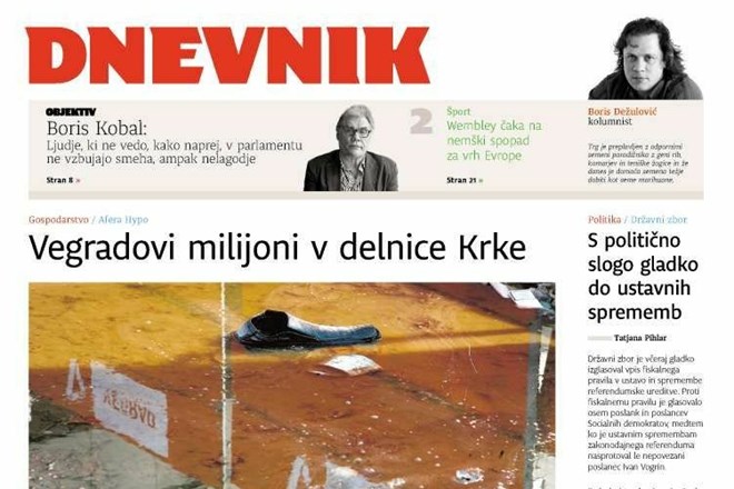 Preberite v današnji Dnevniku (25.5.2013) 