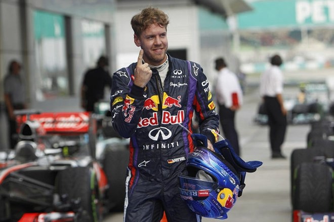 Sebastian Vettel koraka proti četrtemu naslovu prvaka zapored. (Foto: Reuters) 