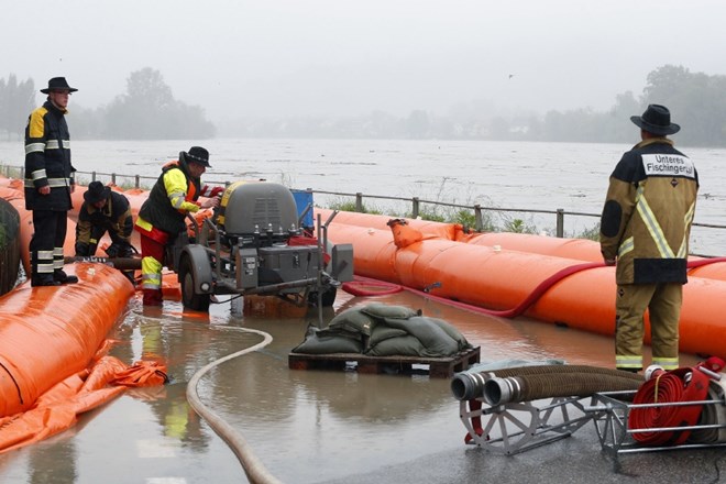 Poplave v Avstriji (foto: Reuters) 
