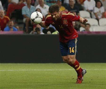 Xabi Alonso v Braziliji ne bo mogel pomagati španski reprezentanci. (Foto: Reuters) 