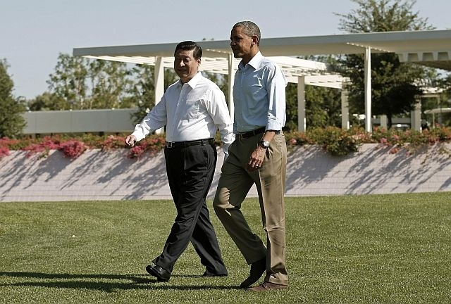 Barack Obama in Xi Jinping (foto: Reuters) 