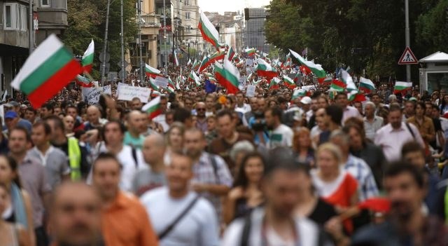 V Bolgariji so se danes nadaljevali že dva tedna trajajoči protesti proti politični eliti. 