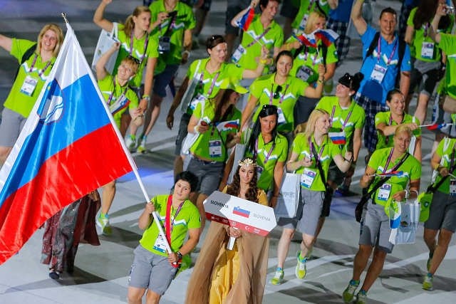 Slovenska reprezentanca je bila v Mersinu zelo uspešna. (Foto: Stanko Gruden \ STA) 