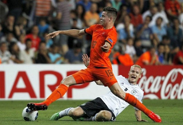 Marco van Ginkel je dobro igral tudi na nedavnem evropskem prvenstvu za nogometaše do 21 let. (Foto: Reuters) 
