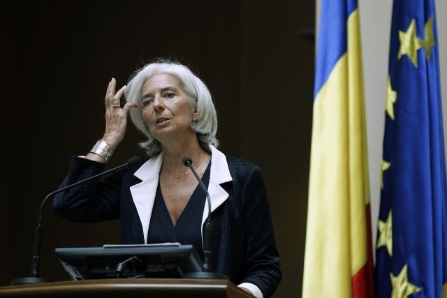 Generalna direktorica Mednarodnega denarnega sklada (IMF) Christine Lagarde. 