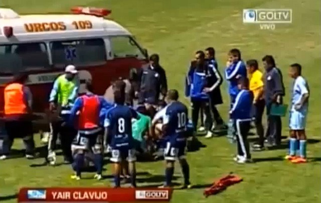 V Peruju je med tekmo ugasnilo življenje 18-letnega Yairja Clavija. (Foto: youtube) 