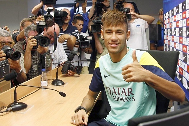 Neymar je po prvih dneh v Barceloni navdušen. (Foto: Reuters) 