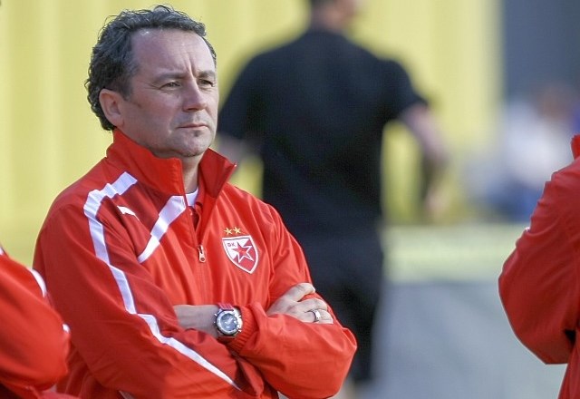 Slaviša Stojanović s Crveno zvezdo sezone ni začel po pričakovanjih. (Foto: Jaka Gasar) 
