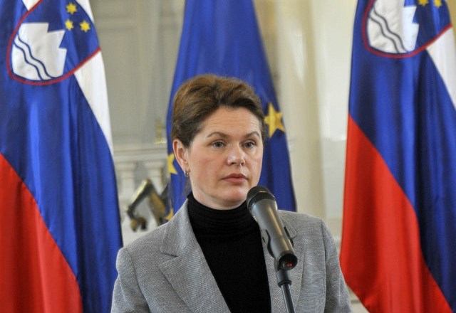 Slovenska premierka Alenka Bratušek    
