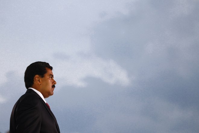 Nicolas Maduro je za električni izpad okrivil desnico (foto: Reuters) 