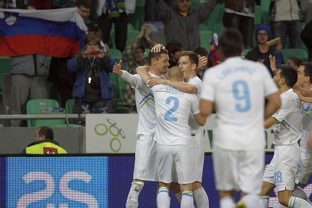 Slovenski nogometaši so na Cipru prišli do tretje zaporedne zmage. (Foto: Luka Cjuha) 