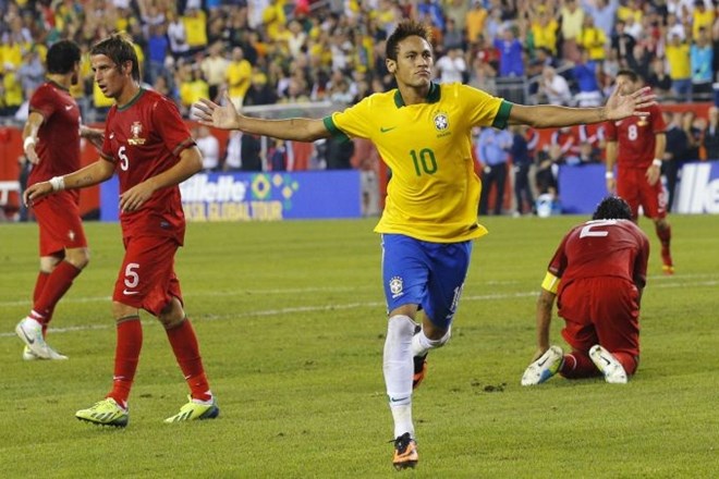 Neymar se je med strelce vpisal v 34. minuti. (Foto: Reuters) 