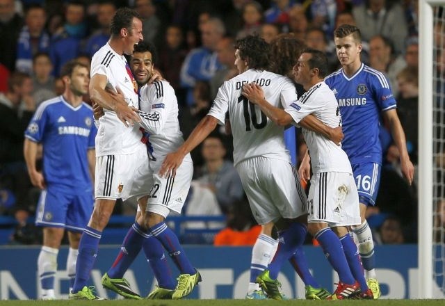 Nogometaši Basla so v Londonu ugnali Chelsea. (Foto: Reuters) 