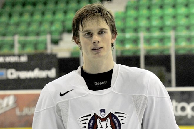 Žiga Jeglič je doslej igral za finski Porin Ässät. (Foto: Tomaž Zajelšnik) 