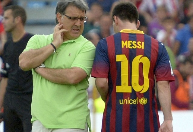 Trener Barcelone Gerardo Martino zagotovo nestrpno pričakuje vrnitev Lionela Messija. (Foto: Reuters) 