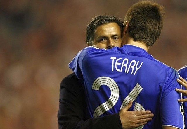 John Terry in Jose Mourinho (Foto: Reuters) 
