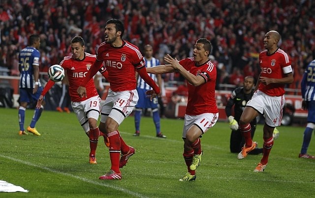 Benfica je z 2:0 premagala Porto. (Foto: Reuters) 