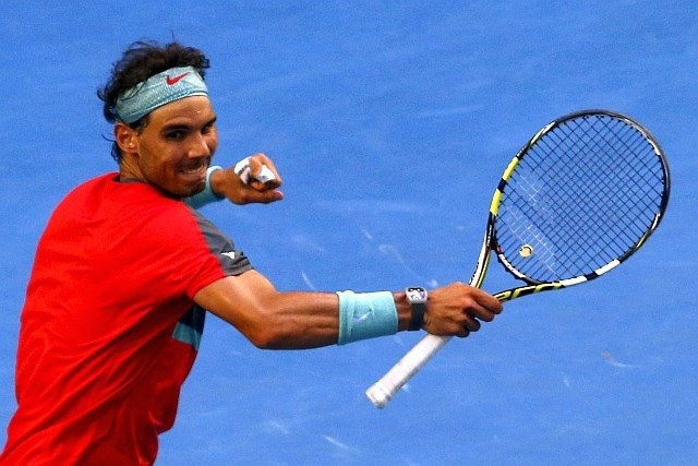 Rafa Nadal se bo v četrtfinalu pomeril z Grigorjem Dimitrovim. (Foto: Reuters) 
