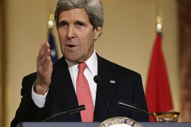 Ameriški zunanji minister John Kerry.    
