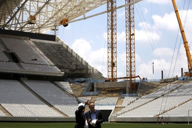 V Braziliji nekateri stadioni še vedno niso dokončani. (Foto: Reuters) 