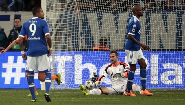 V Schalkejevi mreži je sinoči pristalo kar šest žog. (Foto: Reuters) 