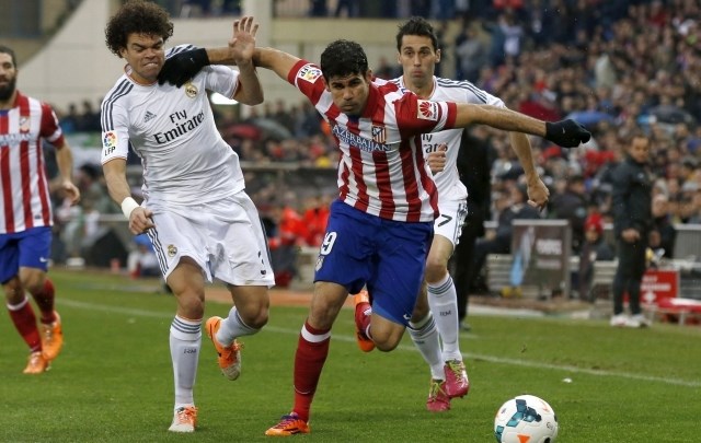 Atletico in Real sta se razšla z izidom 2:2. (Foto: Reuters) 