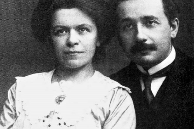 Albert Einstein s prvo ženo Milevo Marić Einstein  
