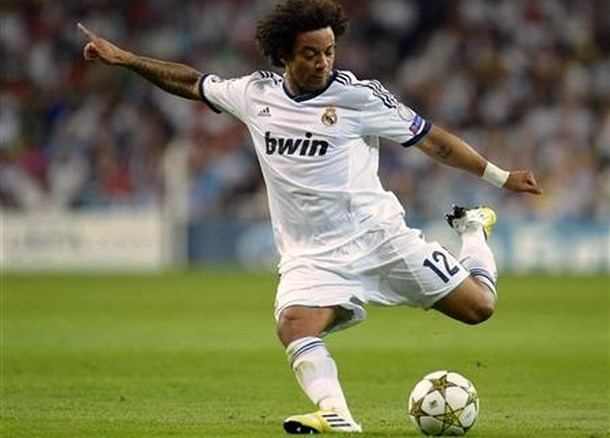 Marcelo utegne v najslabšem primeru zaradi poškodbe izpustiti finale španskega pokala. (Foto: Reuters) 