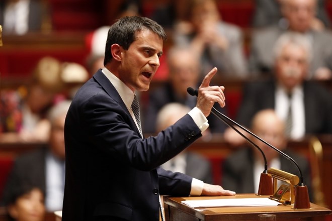 Nov francoski premier Manuel Valls    