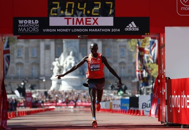 Na londonskem maratonu zmagal kenijski atlet Wilson Kipsang in postavil nov najboljši čas