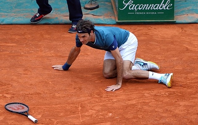 Roger Federer ostaja brez zmage na turnirju v Monte Carlu. (Foto: Reuters) 