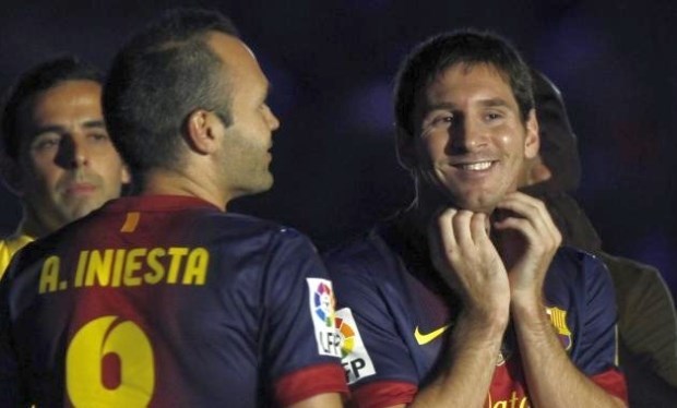 Bosta Andres Iniesta in Lionel Messi tudi v prihodnje soigralca? (Foto: Reuters) 