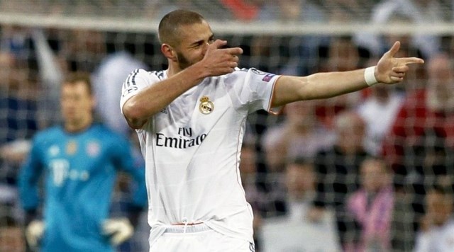 Karim Benzema je z edinim golom odločil prvo tekmo v Madridu, če bo zadel tudi na Allianz Areni pa bo Real močno približal...
