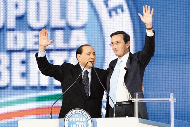 Pred  štirimi leti sta bila Berlusconi in Fini neločljiv zmagovalni par. 