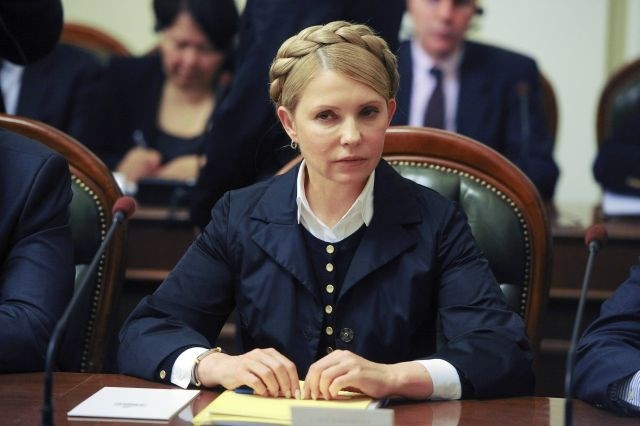 Julija Timošenko - nekdanja premierka Ukrajina in sedanja kandidatka za predsednico države. 