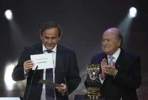 Michele Platini in Sepp Blatter (Foto: Reuters) 